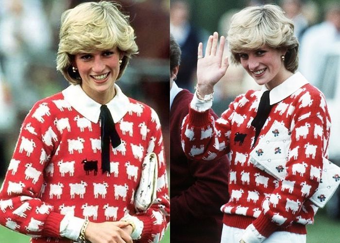 Dilelang Dengan Harga Fantastis,Ini Tampilan Sweater Putri Diana